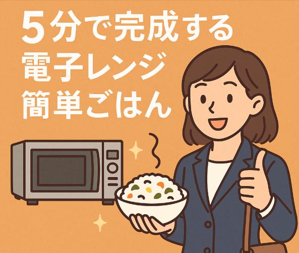 忙しい社会人必見！5分で完成する電子レンジ簡単ごはん